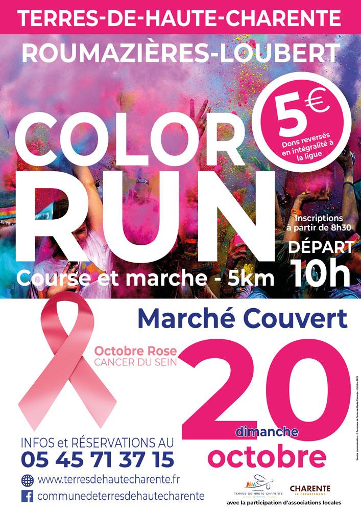 Affiche colo run 20 oct 2024