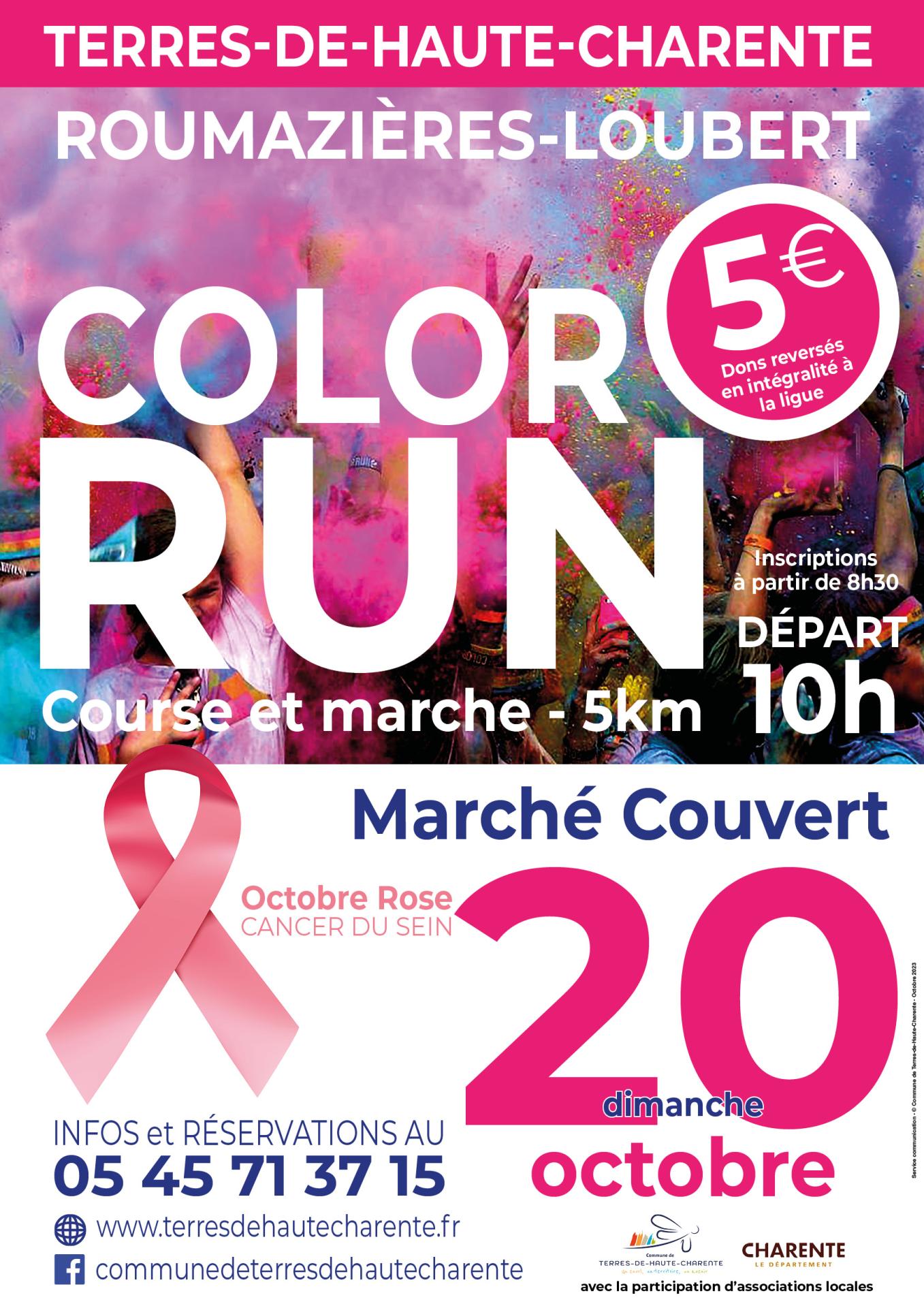 Affiche colo run 20 oct 2025