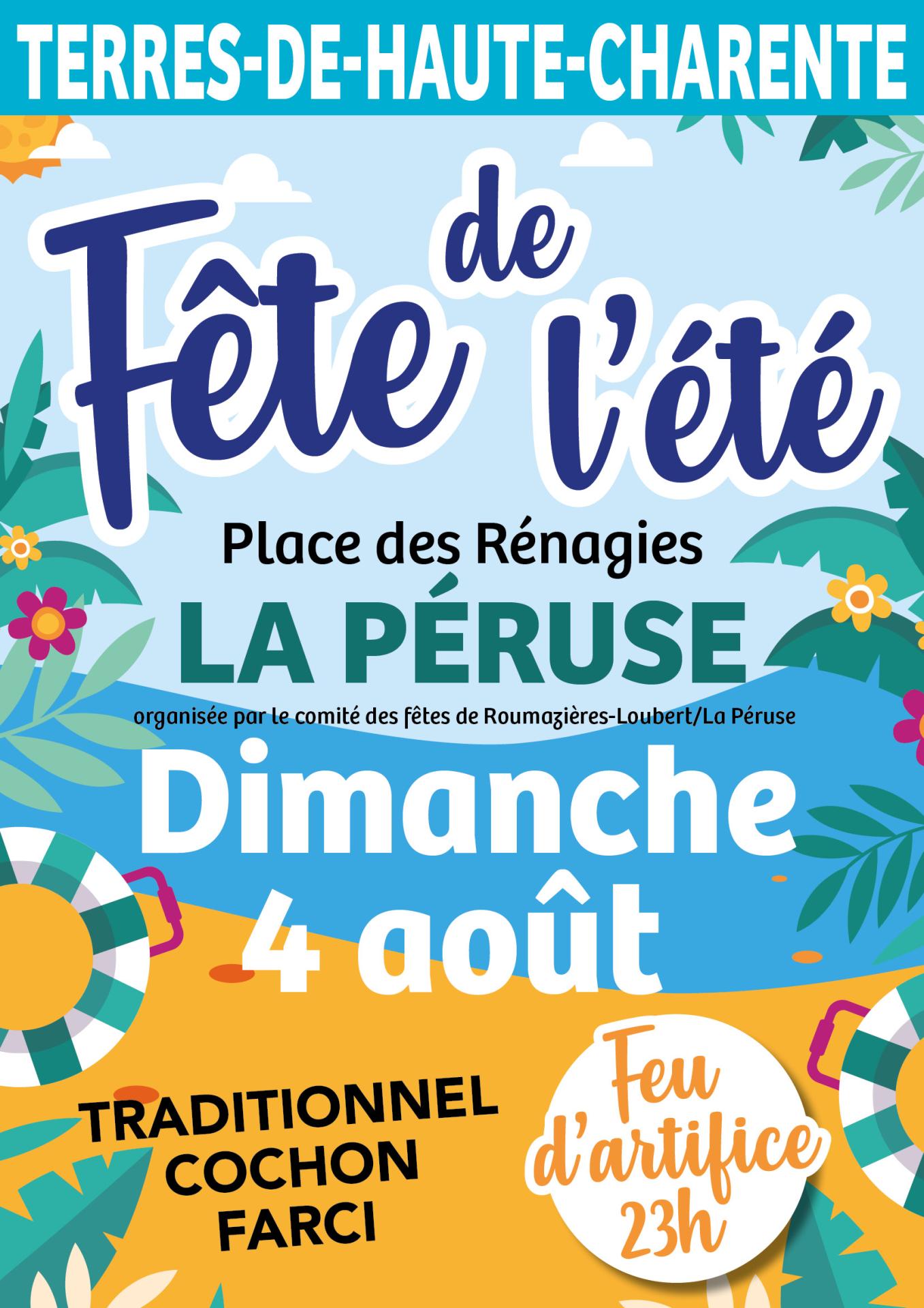 Affiches fete de l ete 2024 la peruse