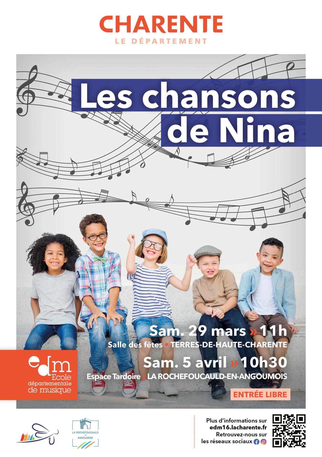 Chansonsnina flyer recto