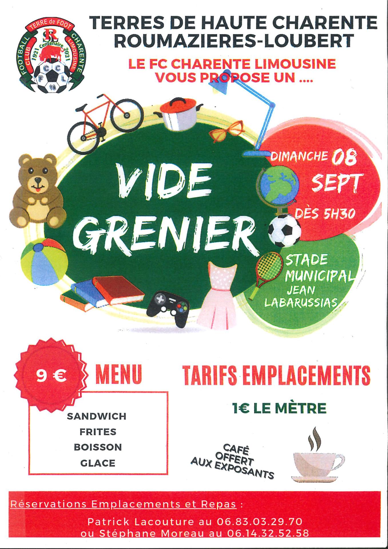 Vide grenier foot